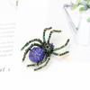 Exaggerated Personality Insect Rhinestone Spider Brooch Jewelry Coat Coat Alloy Pin Clothing Accessories