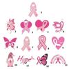 Elegant Sweater Badge Health Awareness Ribbon Brooch for Women's Day Festivities Fashionable Alloy Lapel Pin Decoration