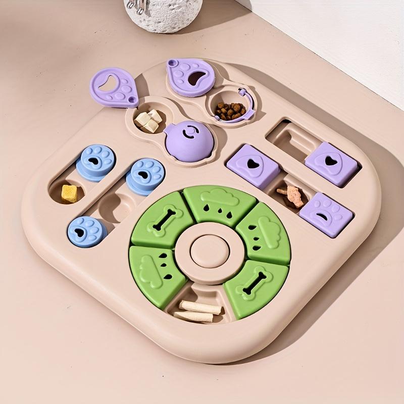 

Interactive Pet Puzzle Ball Toy - Durable Washable Non-Slip Treat Dispenser Slow Feeder Bowl for Cats Dogs жёлтый