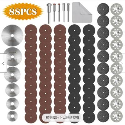 88Pcs/Set Diamond Cutting Wheels For Dremel Rotary Tool Die Grinder Metal Cut Off Disc