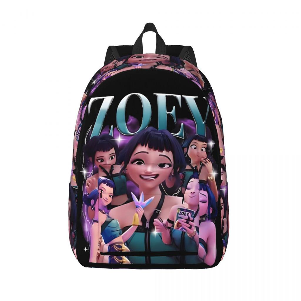 Kpop Łowcy Demonów Zoey Huntrix Plecak Dla Mężczyzn Kobiet Casualowy Studencki Turystyczny Podróżny Plecak Dzienny Torba na Ramię na Laptopa Sportowy