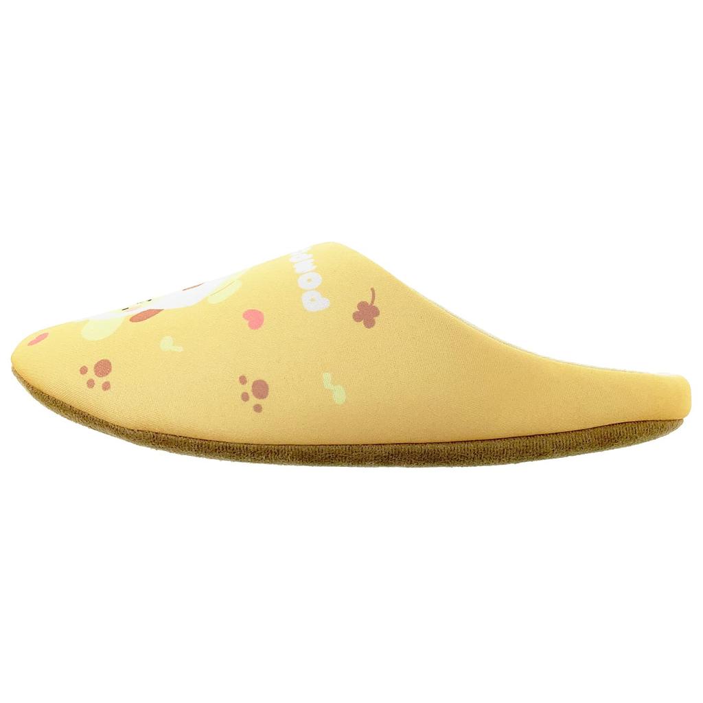 Sanrio Pompompurin a Velikosti pro snadnou chůzi Ideální pro vnitřní použití nebo jako přezůvky pro hosty Roztomilé, Pohodlné, v. Stylové, Žluté, 22cm-24cm (260422).