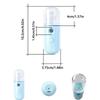 30Ml Mini Nano Mist Facial Sprayer Humidifier Usb Rechargeable Nebulizer Face Moisturizing Beauty Instruments Skin Care Tools