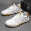 Fashion 2025New Men Casual Leather Outdoor Shoes High Quality Fashion Trend Antiskid Flats Designer Sports Lace-Up Walking Shoes for Men