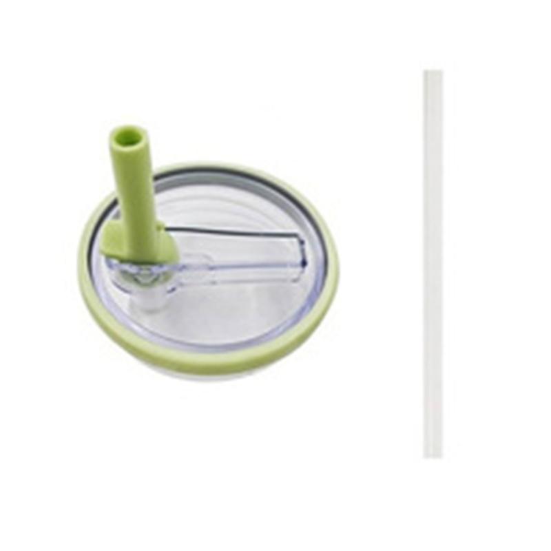 

40oz Drinking Cup Straw Spout Lid Spill-Proof Cover for Tumblers Mugs Drinkware Accessories for Fitness Enthusiasts мятный зеленый
