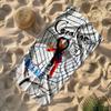 Coraline's Web Adventure Customizable Name Beach Towel Quick-Dry Soft Microfiber Suitable for Swimming Gym Camping Yoga Vacation