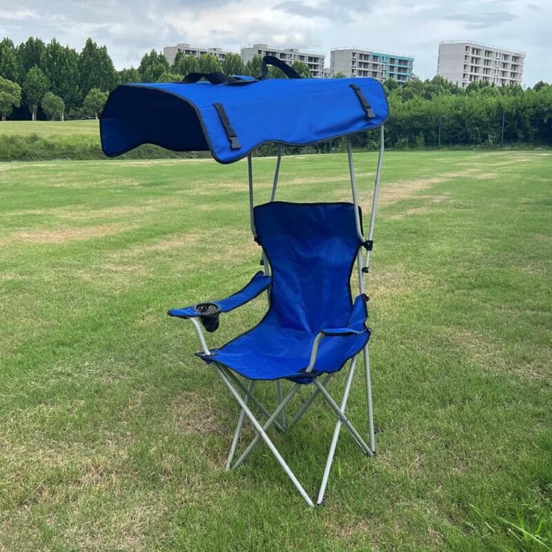 Portable Folding Camping Chair with Sunshade