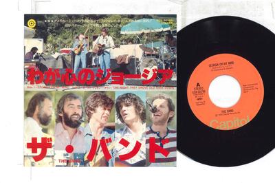 7inch Record BAND - Georgia On My Mind / Night They Dro ECR20196 CAPITOL 1976 Japan Rock Used