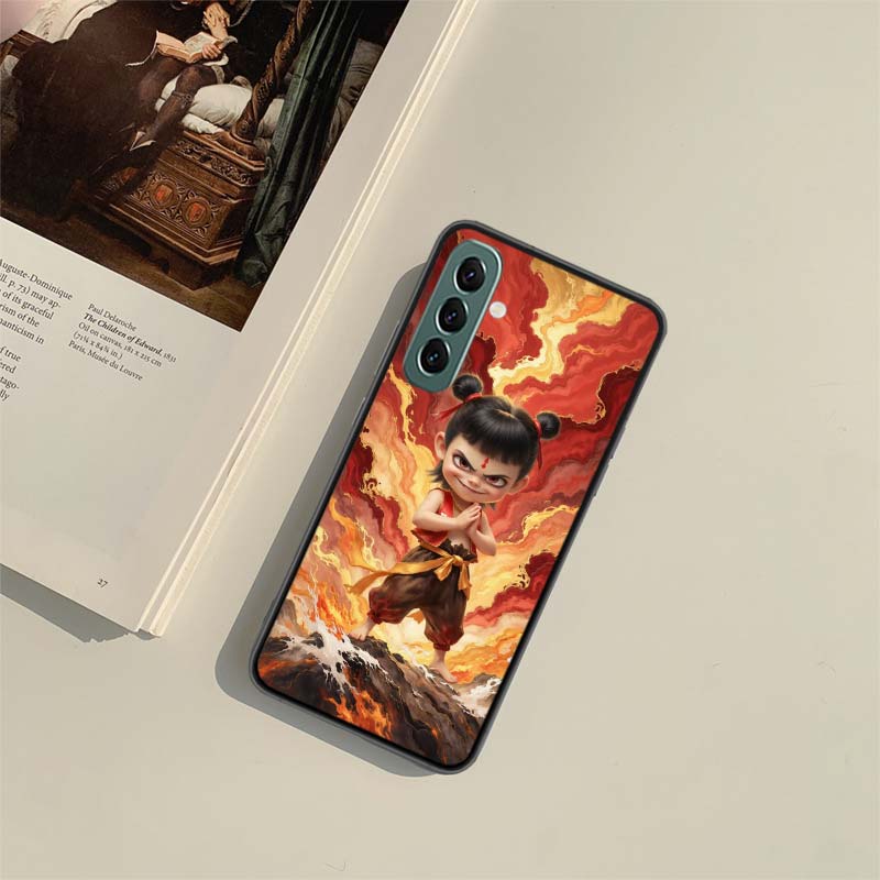 N-Nezha Anime Movie Phone Case for Samsung A54 A14 A24 A34 A17 A37 A57 A55 A35 A25 A15 A07 A05S A04S A12 A22 A32 A52S A72 Galaxy