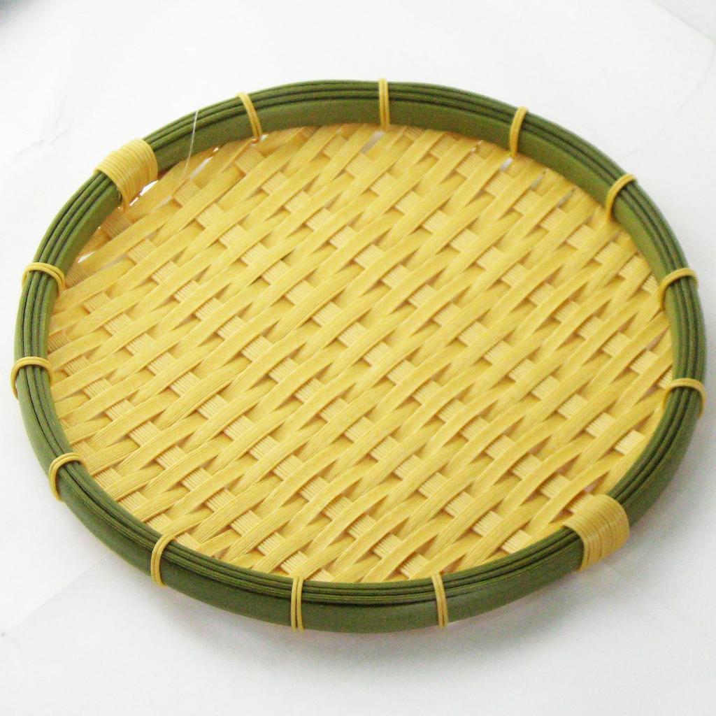 Nagao Shallow Like Dishwasher Shallow Tray Vegetable Drying Strained Soba Strained Udon Somen Commercial Use Strainer, Bamboo, 24cm, Safe, Washable,