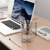 1pc-Wall Mounted Toothbrush Holder, Mouthwash Cup, No Drilling Required, Bathroom Organizer, Non-Electric, .Decorations
