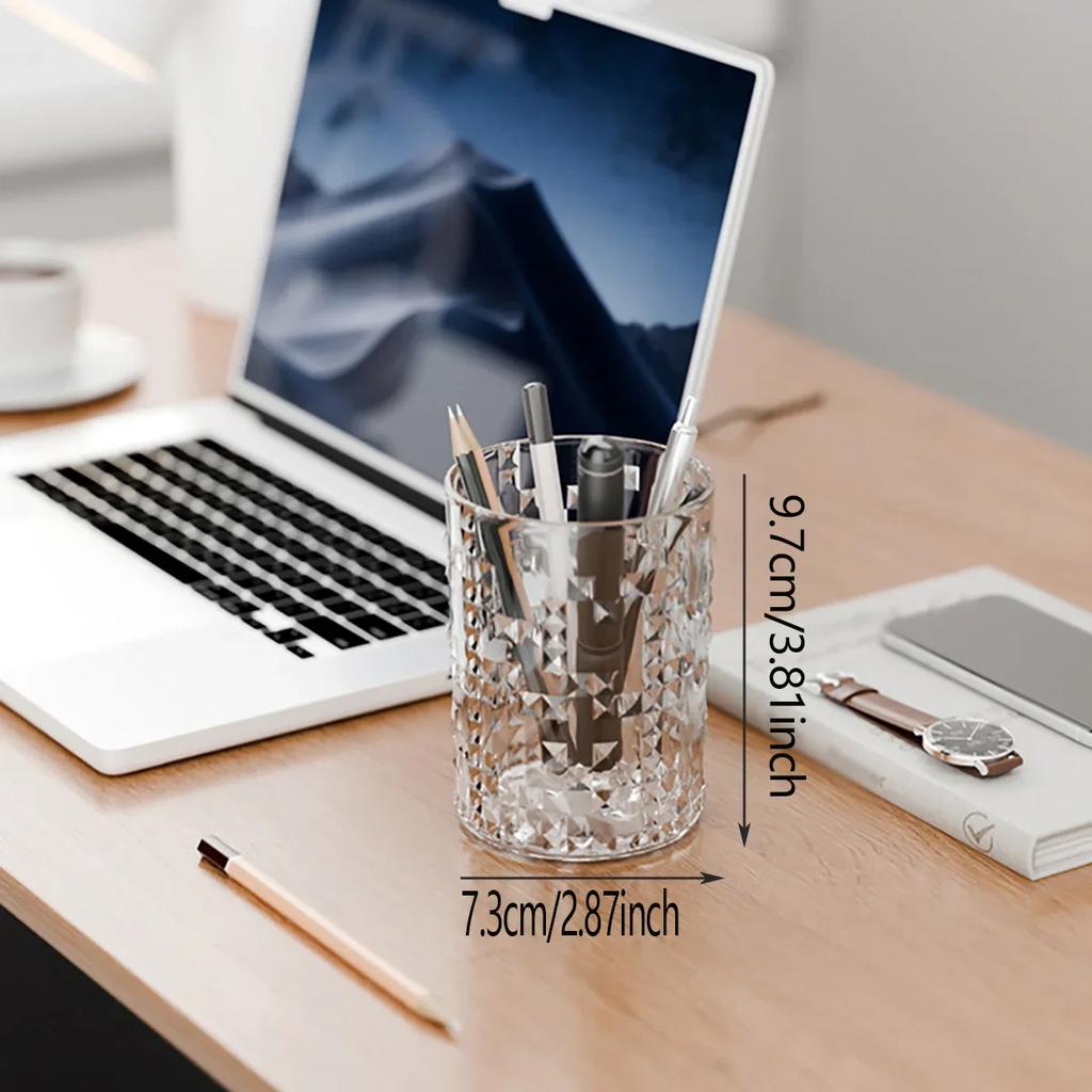 1pc-Wall Mounted Toothbrush Holder, Mouthwash Cup, No Drilling Required, Bathroom Organizer, Non-Electric, .Decorations