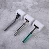 Shaver Rack Plastic Waterproof Non-Slip Bathroom Organizer with Cover No-Drill Adhesive Installation Razor Holder