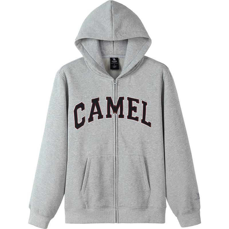 Camel C35CAXLN006 Unisex Fleece Lined Hooded Sweatshirt L
