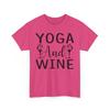 Yoga And Wine T-Shirt - Perfect Tee for Those Who Love a Good Laugh