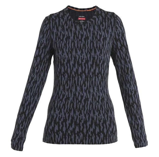 Icebreaker Базовый слой с длинным рукавом 260 Vertex Crewe Macro Forms Merino