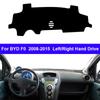 Car Auto Inner Dashboard Cover For BYD F0 2008 2009 2011 2012 2013 2014 2015 LHD RHD Dashmat Carpet Cape Sun Shade Pad Rug