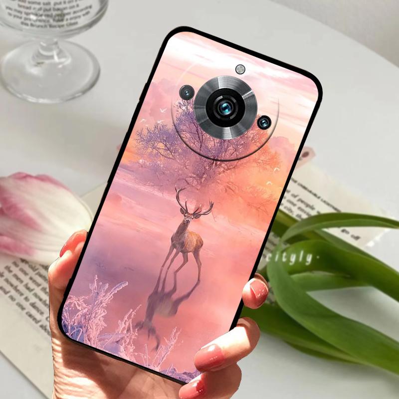 Pro pouzdro Realme 11 Pro Plus Silikonové nárazuvzdorné měkké TPU kryt telefonu Pro Realme 11 11Pro+ 5G Funda Realme11 Pro Capa Kreslený