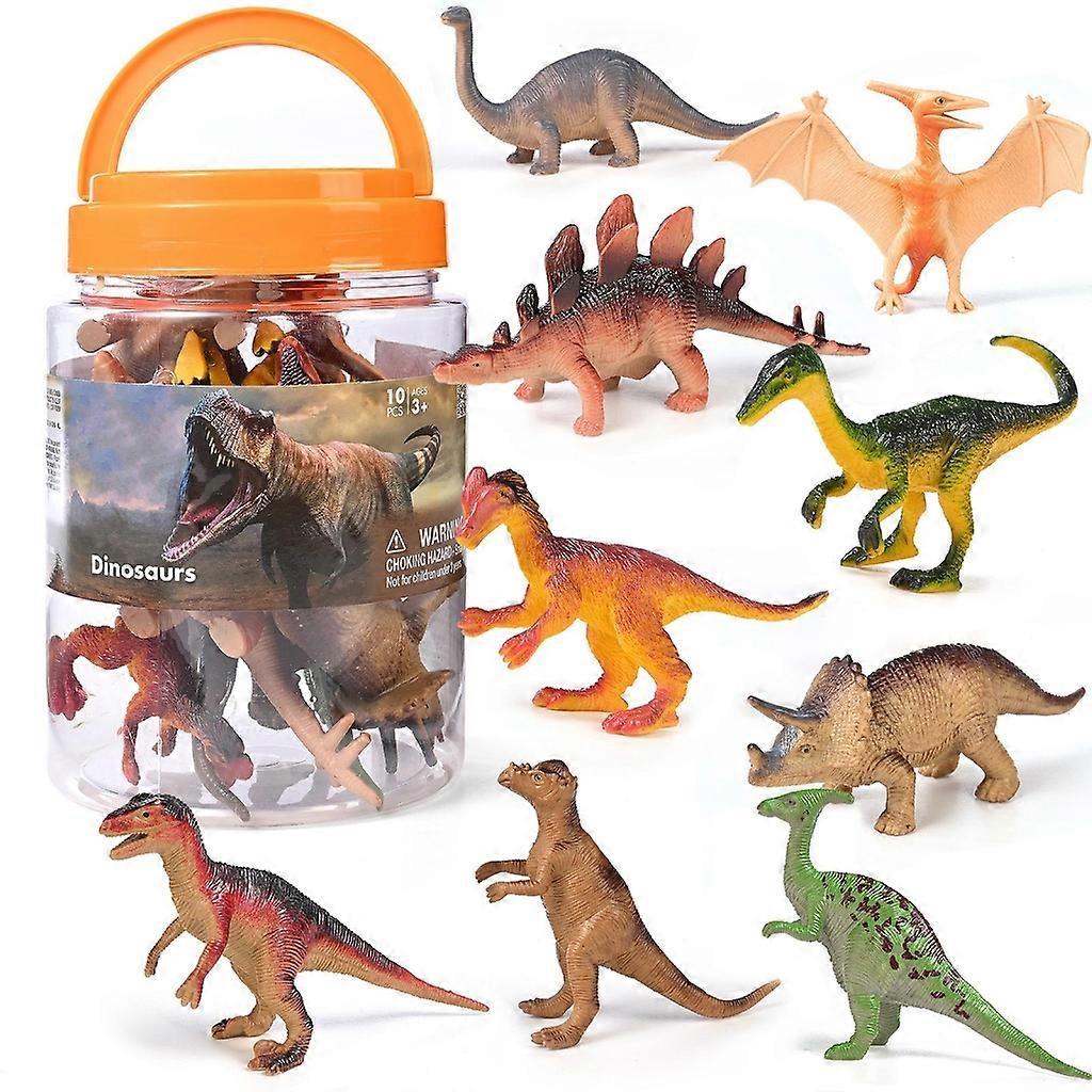 10PCS/Set Mini Animal World Model Figure Action Toy Set Kids Collection Toy