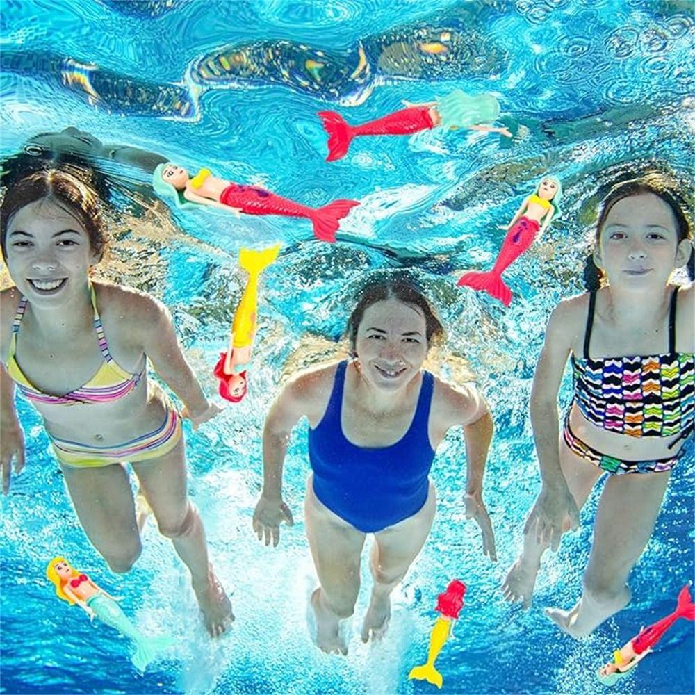 Sparkle Tails Water Dive Toys Fun Games Pool Dive Toys Magical Dive Mermaid  Boys Girls