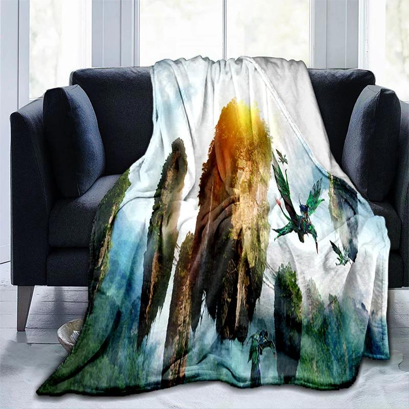 Avatar Film Gedruckte Weiche Warme Decke für Wohnzimmer Schlafzimmer Bett Sofa Couch Büro Geschenke Flanell Überwurfdecken