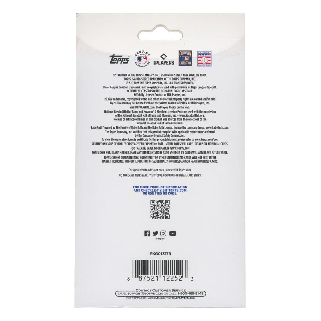 Topps Baseball Card Hanger Box 2023 Updates