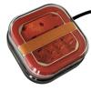 2Pcs 4Inch Led Tail Light Left Right Rear Brake Lamp Licesen Plate Taillight 12V 24V Turn Signal For Trailervan Bus 4X4 Pickup