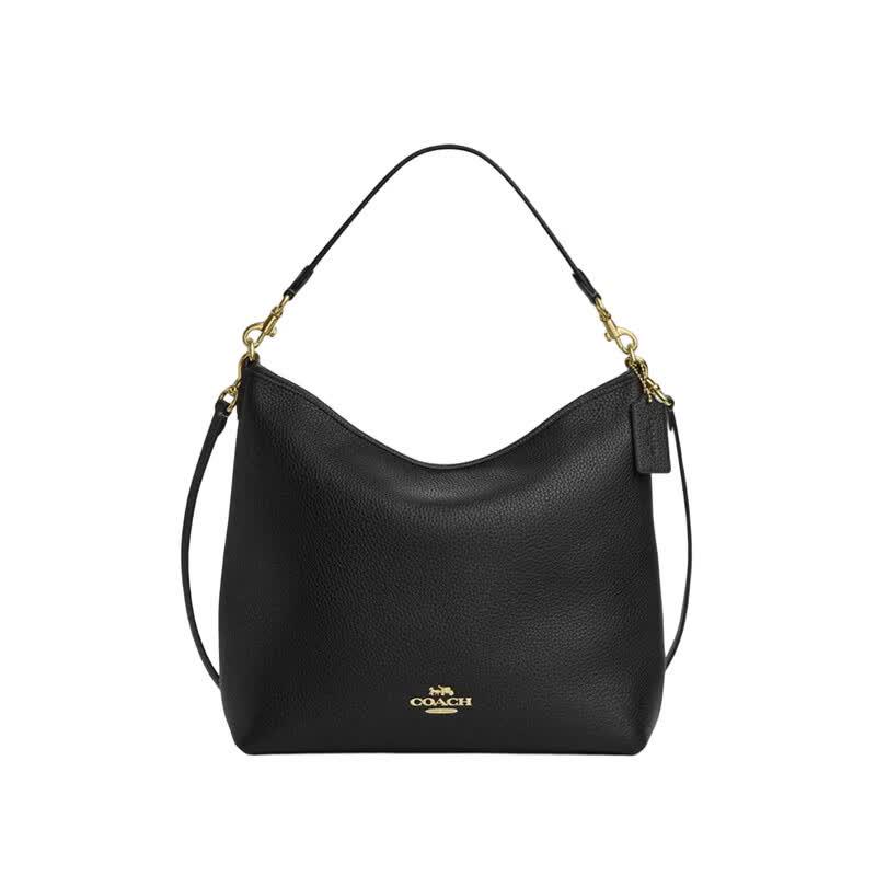 COACH Laurel Large Leather Hobo Shoulder Bag
