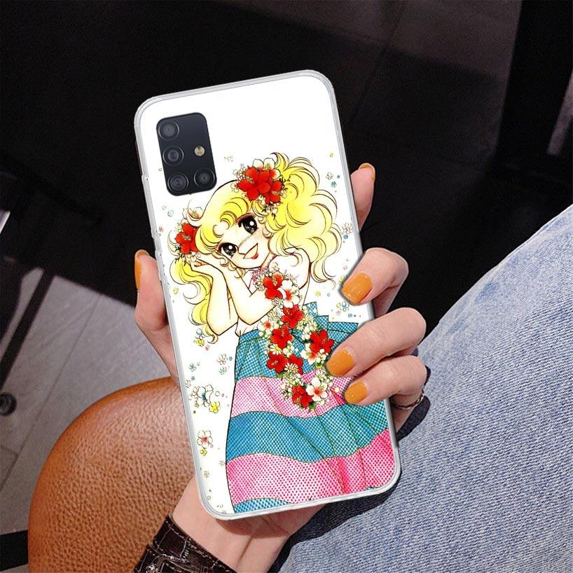 

Candy 90s Anime Phone Case For Samsung Galaxy A52 A32 A22 A12 A51 A31 A50S A30S A20S A10S Note 20 Ultra 10 Plus S10 A72 A71 Gala Samsung A02