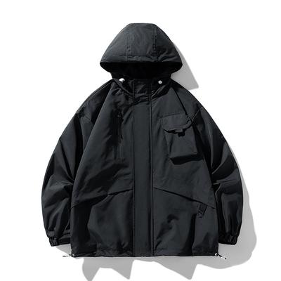 Spring and Autumn Multi Pocket Functional Workwear Waterproof Outdoor Sports Mountaineering Clothing Hoodie Jacket