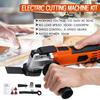 300W 220V Multi-function Oscillating Tool Kit Electric Woodworking Cutting Machine Wood Laminator Cutter Trimmer Saw