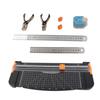 Paper Cutter Office Supplies Set with Replacement Blade 3 In 1 Corner Rounder Puncher Corner Cutter