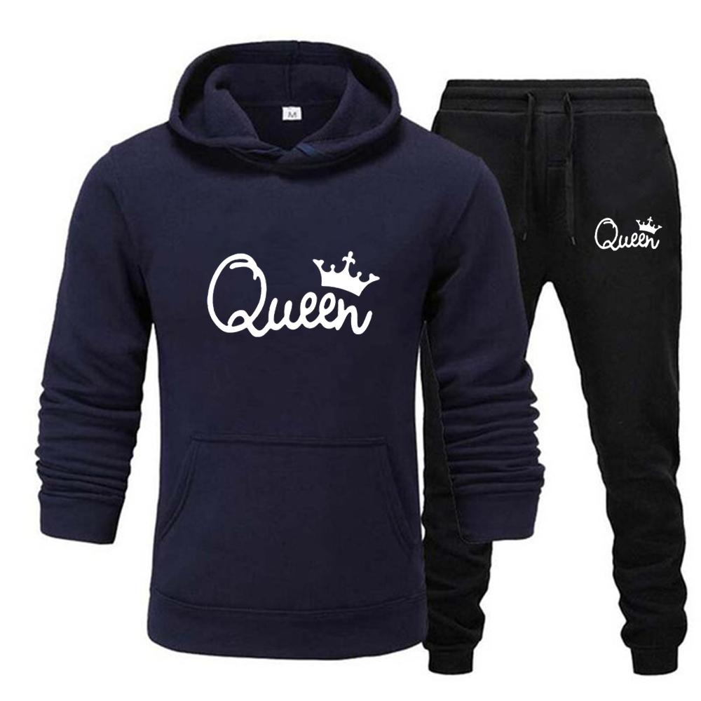 Men's Sports Suits Fashion Tracksuit Women Hoodies + Pants Two Pieces Sets Running Casual Sweatshirts Sweatpants Men's Clothing