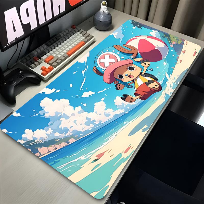 Large Mouse Pad Anime Cute Mousepads Kawaii Table Accessories Desk Mats Oone Ppiece Tony Tony Chopper Pc Laptop Mouse Mats