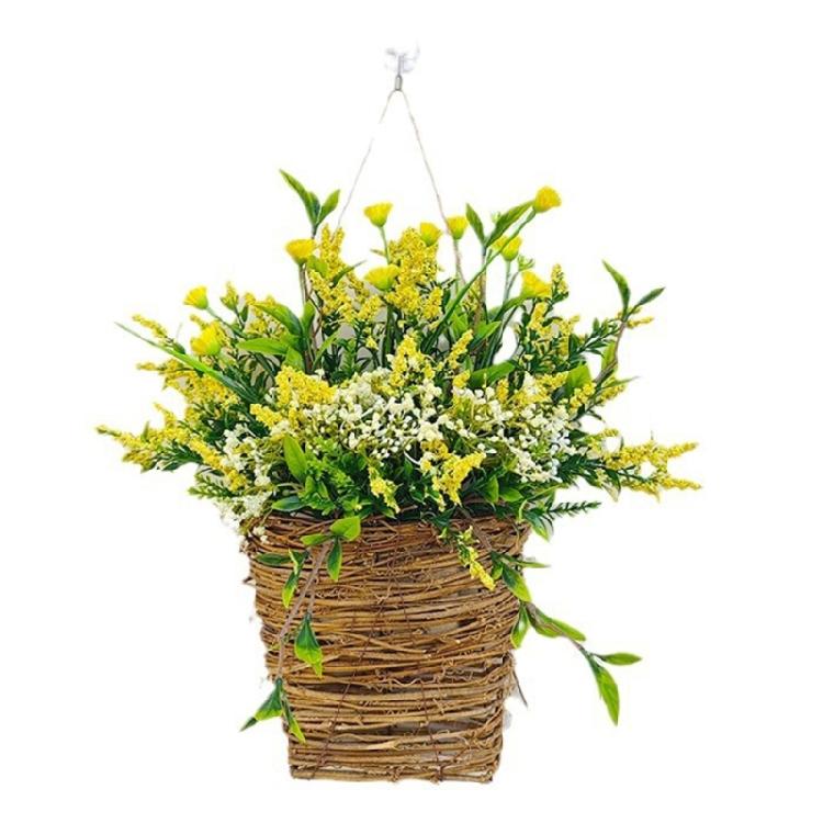 

Stylishs Wall Decorations Fake Flowers Wreath Suitable for Various Setting 1