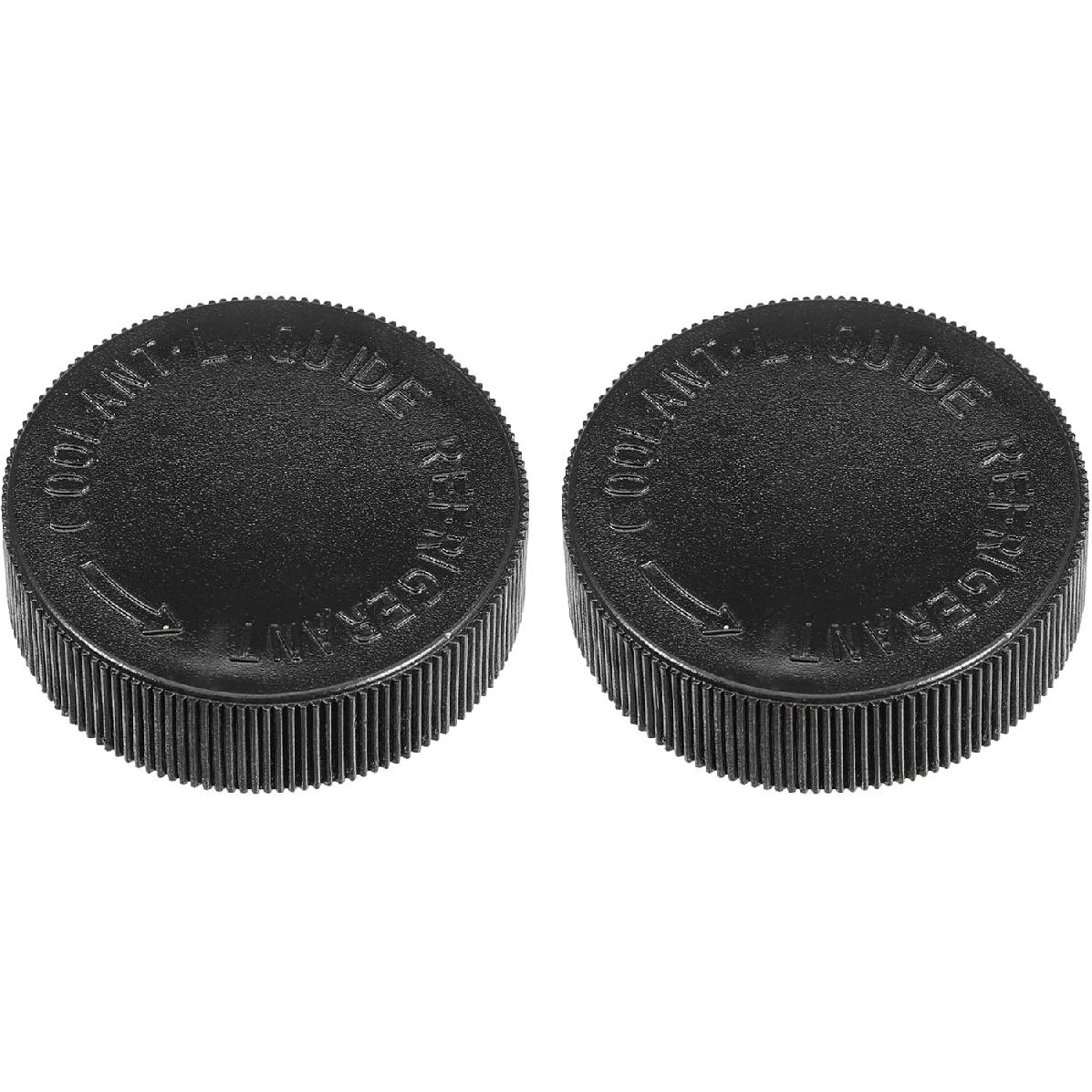 

ACROPIX Car Coolant Reservoir Tank Cap Fit for Infiniti EX35 2008-2012 2171279900 - Pack of 2 Black