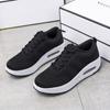 Shoes for Women  New Spring Fashion Solid Color Casual Shoes Black Sneakers Lace-up Round Head Platform Shoes Zapatos Mujer