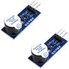 5/10PCS Active/Passive Buzzer Low Level Modules 3.3V-5V Buzzer Alarm Beeper Module 3 Pin Beep Sensor Module for Arduino, ESP32,