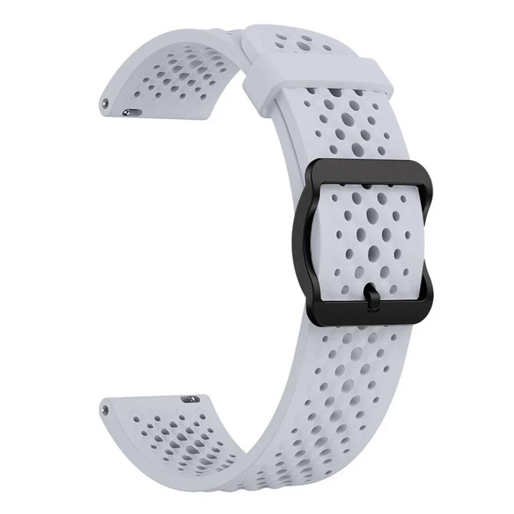 Bracelet Respirant 22mm Pour Montre Garmin Venu 3 Garmin Venu 2 Xiaomi Vivoactive 4 Bracelets de Sport Creux en Silicone