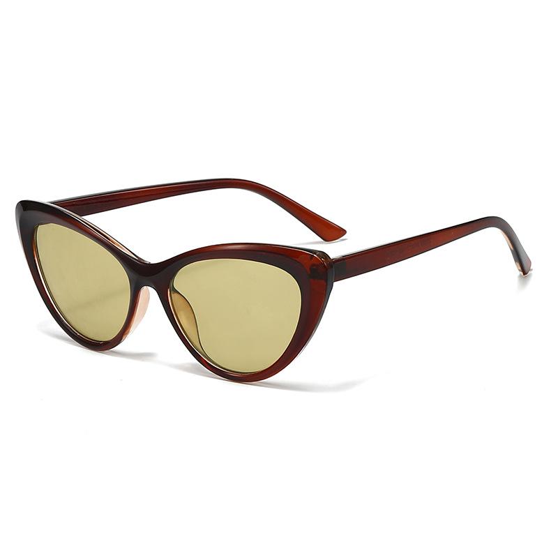 Retro Cat Eye Sunglasses: Anti-UV Small Frame, European & American Fashion Classic