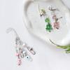 6 Types of Transparent Four-leaf Clover Bead Keychains (options 5-6)