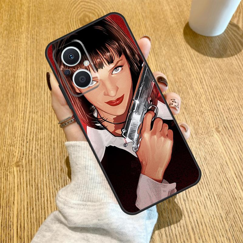 

Mia Pulp Fiction Funda For OPPO Reno 13 F 14F 12F 11F 8T 7 8 Lite 10 11 12 14 OPPO Find X5 X6 X8 X9 Pro Case OPPO Reno13