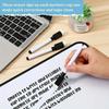 A set of 50 dry erase markers with rubber caps, fine pointed whiteboard markers, lightweight plastic material, suitable for use
