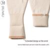 JIUMU Women's Thickened Sheep Wool Winter Gloves