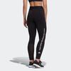 Adidas Wsidtightq2 Elastic Slim Fit Solid Color Long Pants Knitted Sports Pants Women Bottoms Black DU0240