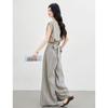 Elegant Striped Top & Wide-Leg Pants Set