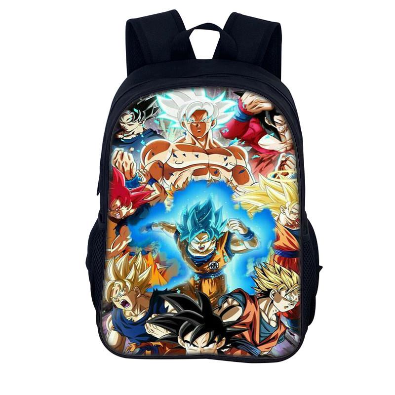 Dragon Ball Ryggsäck För Män Kvinnor Nylon Vardaglig Skolresväska