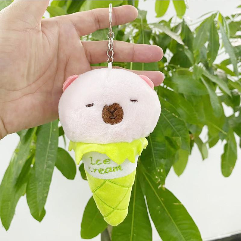 Llavero de Peluche Caprichoso de Oso Helado, Muñeco de Peluche Suave para Niños y Coleccionistas