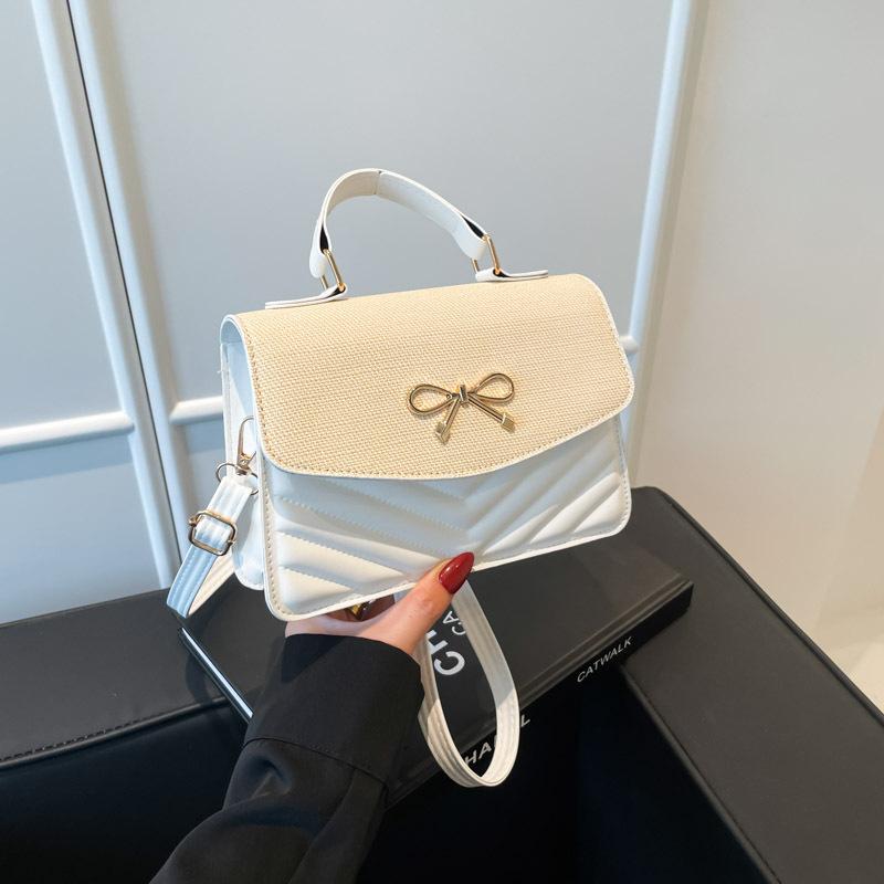 

Four Seasons New Trend Fashion Versatile Women s Bag Crossbody Bag Temperament Shoulder Bag белый