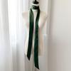 5X200Cm Satin Silk Narrow Scarf Neckerchief Solid Neck Scarves Long Silk Thin Scarf Head Neck Hair Band Bag Ribbon Headbands Diy